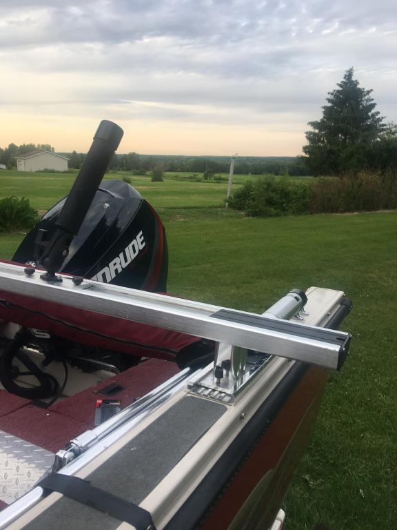 Bert's track mount trolling bar with RAM rod holders - Classifieds - Buy,  Sell, Trade or Rent - Lake Erie United - Walleye, Bass, Perch Fishing Forum