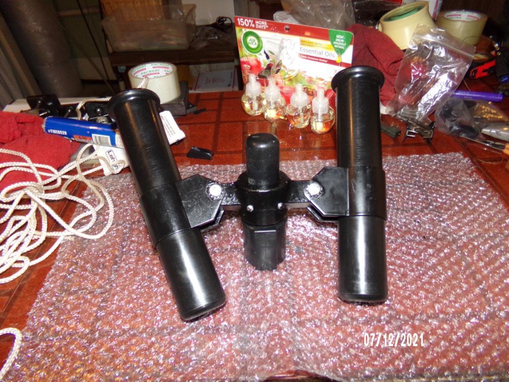 cannon dual adjustable rod holder-front or rear mount - Classifieds - Buy,  Sell, Trade or Rent - Lake Erie United - Walleye, Bass, Perch Fishing Forum